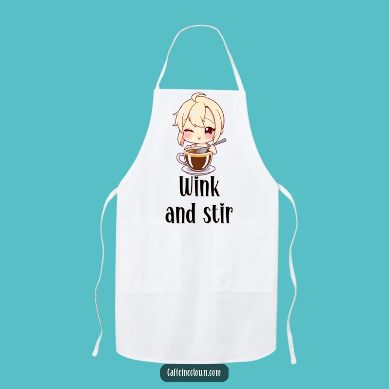 Funny Winking Apron: Stir Up Laughter in the Kitchen, Perfect Funny Gift