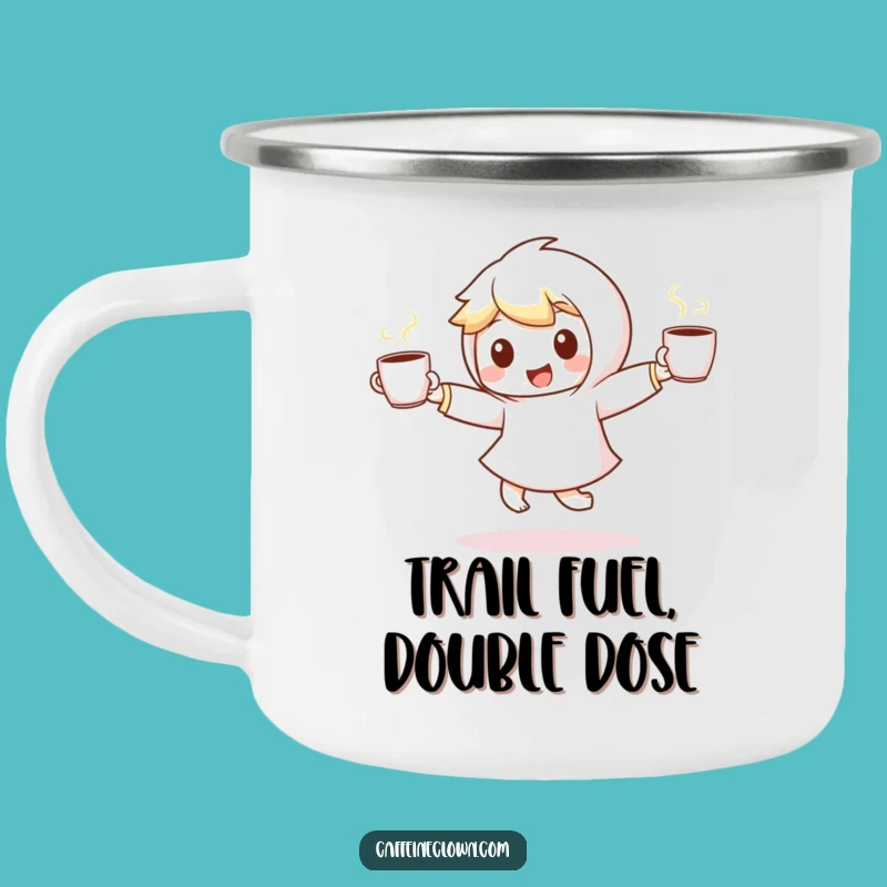 Funny Coffee Dance Camping Mug - Adventure Fuel, Perfect Gift!