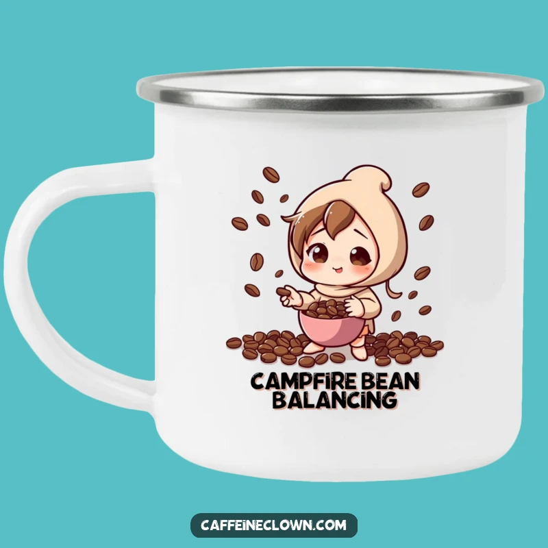 Funny Coffee Juggling Camping Mug: Your Skillful Brew Companion!