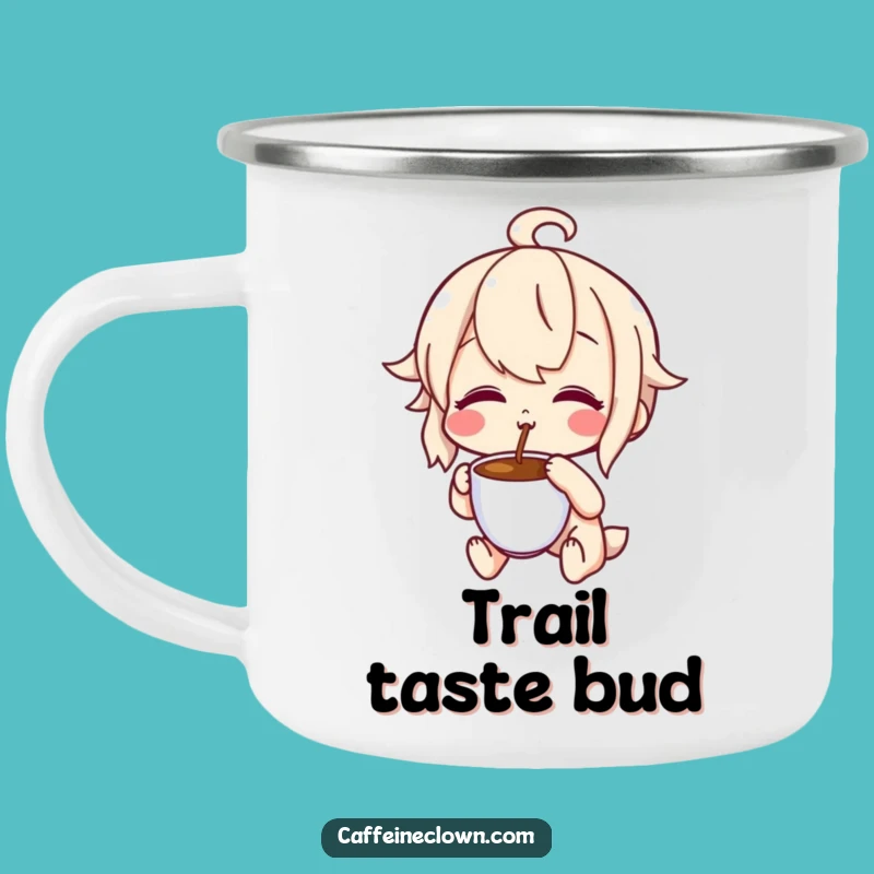 Funny Coffee Tasting Camper Mug: Delightful Sip, Perfect Outdoor Brew Gift