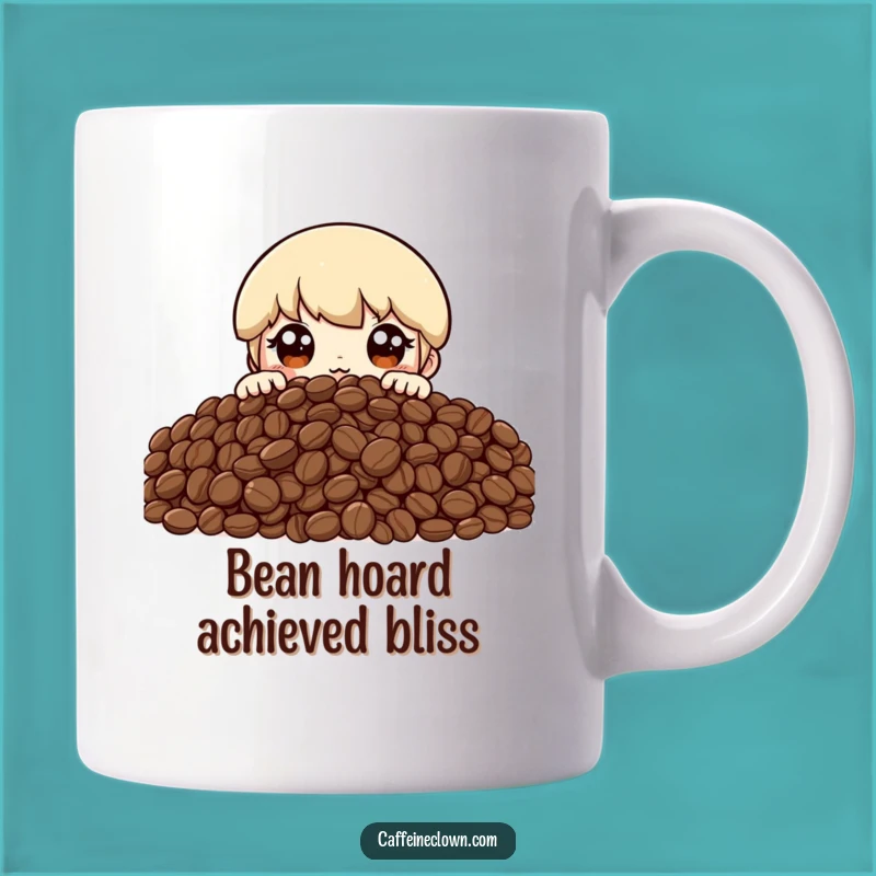 Funny Coffee Bean Mountain Mug: A Hilarious Gift for the Extreme Coffee Enthusiast!