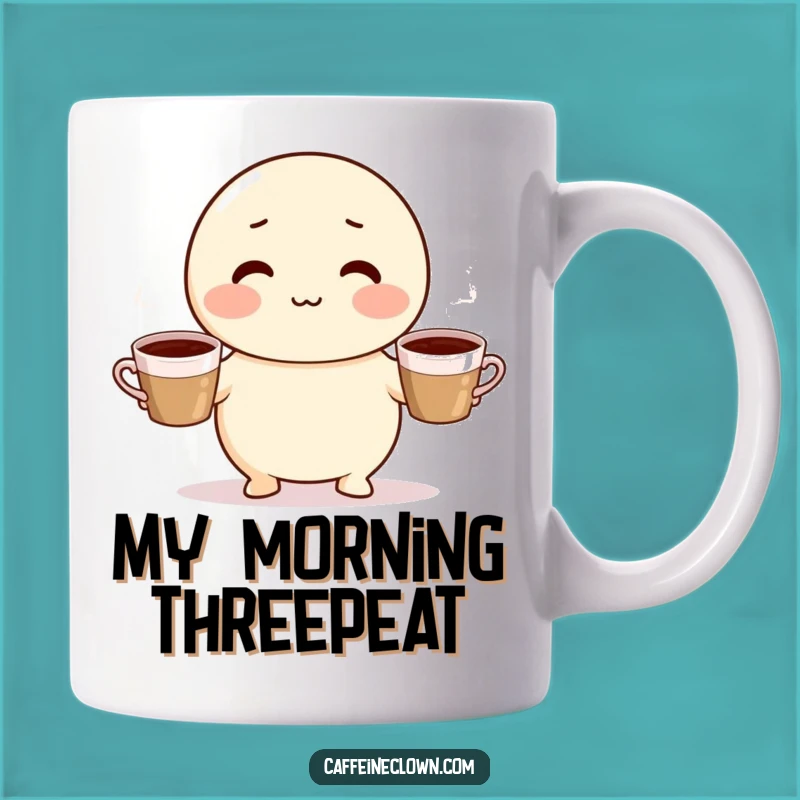 Funny Coffee Juggling Character Mug - The Perfect Funny Gift for Coffee Lovers