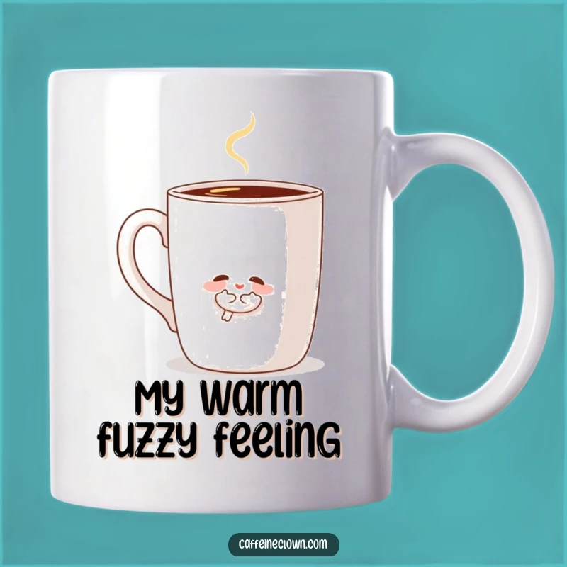 Funny Hugging Coffee Mug: Sweet Character's Cozy Brew Gift