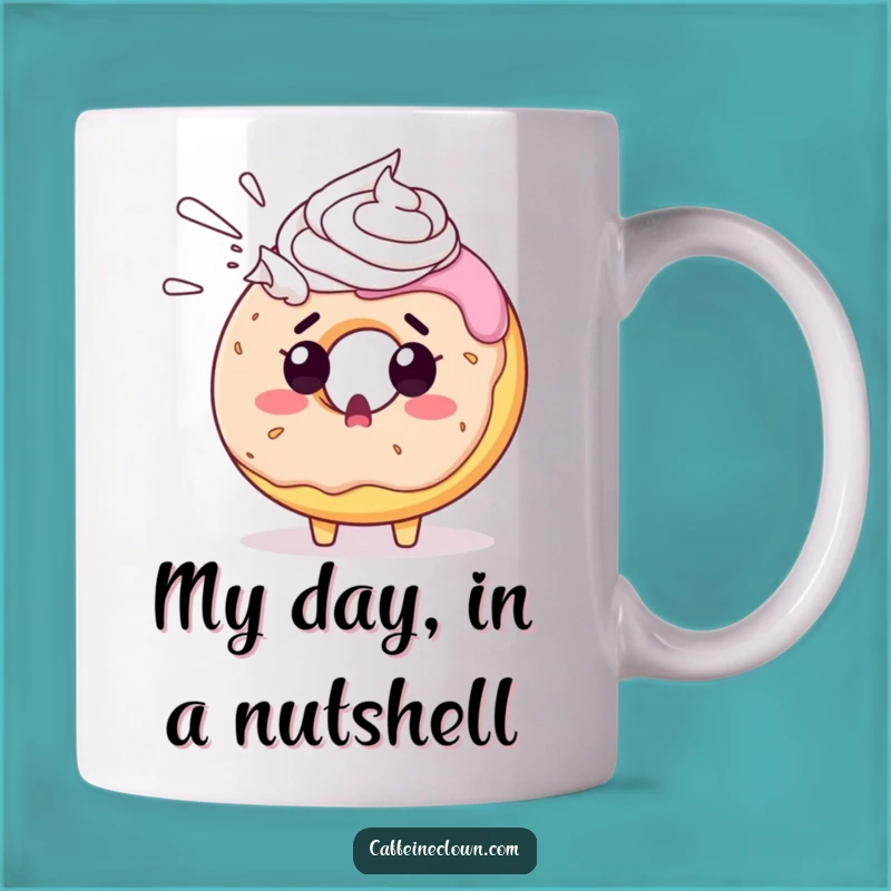 Funny Donut Surprise Mug: A Hilarious Coffee Cup for Donut Lovers, Perfect Funny Gift