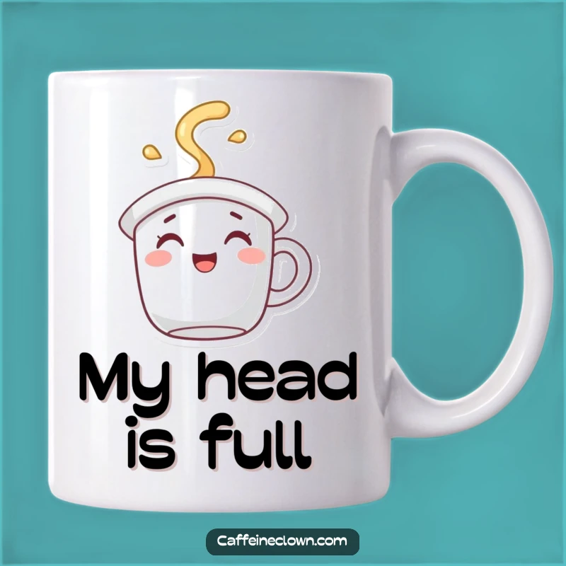 Funny Coffee Mug Hat Character Design: Joyful Steam Mug for Coffee Lovers