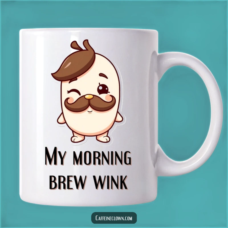 Funny Coffee Mustache Mug: A Cheeky Gift for Your Favorite Coffee Connoisseur!