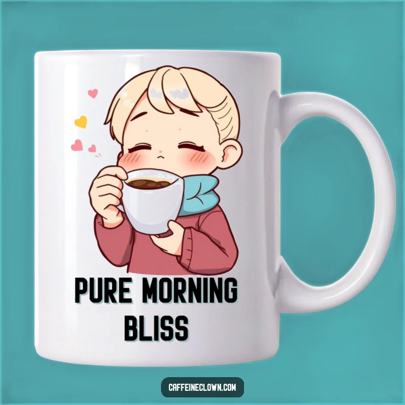 Funny Savoring Coffee Mug: Enthusiast's Blissful Sip Gift