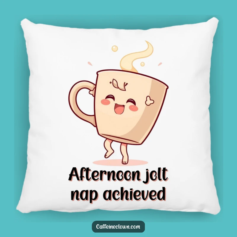 Funny Coffee Dance Pillow: Add a Comfy, Hilarious Touch to Your Seating!