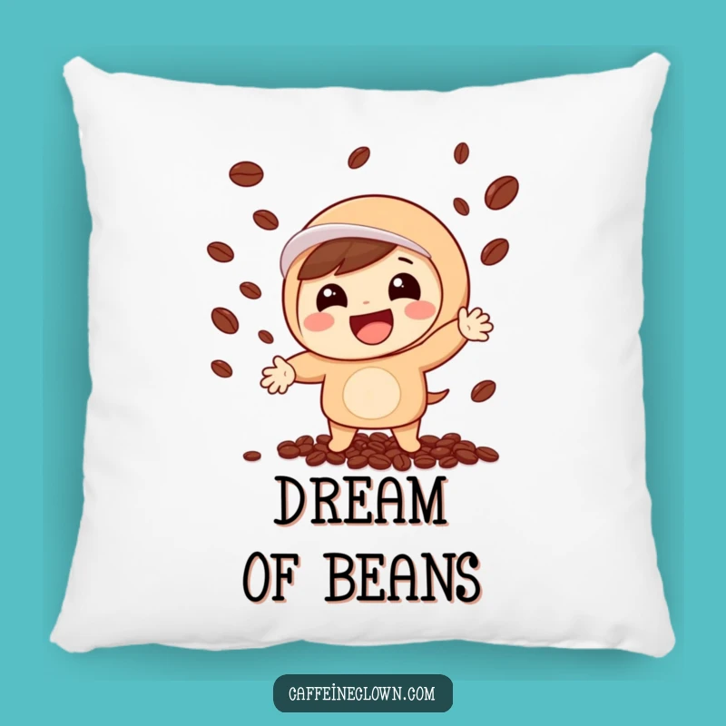 Comfy Funny Coffee Bean Juggling Pillow: Cozy and Hilarious Decor