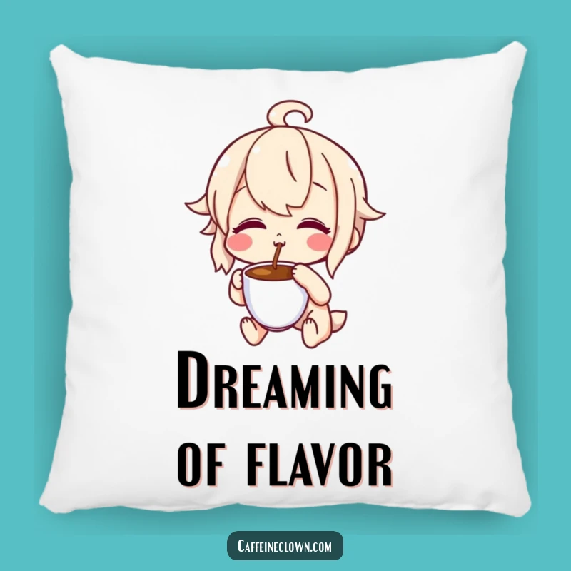 Funny Coffee Tasting Pillow: Delightful Puckered Face, Perfect Cozy Accent Gift