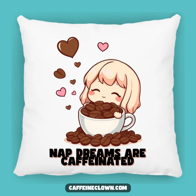 Funny Coffee Bean Dream Pillow: Cozy Up with Coffee-Inspired Comfort
