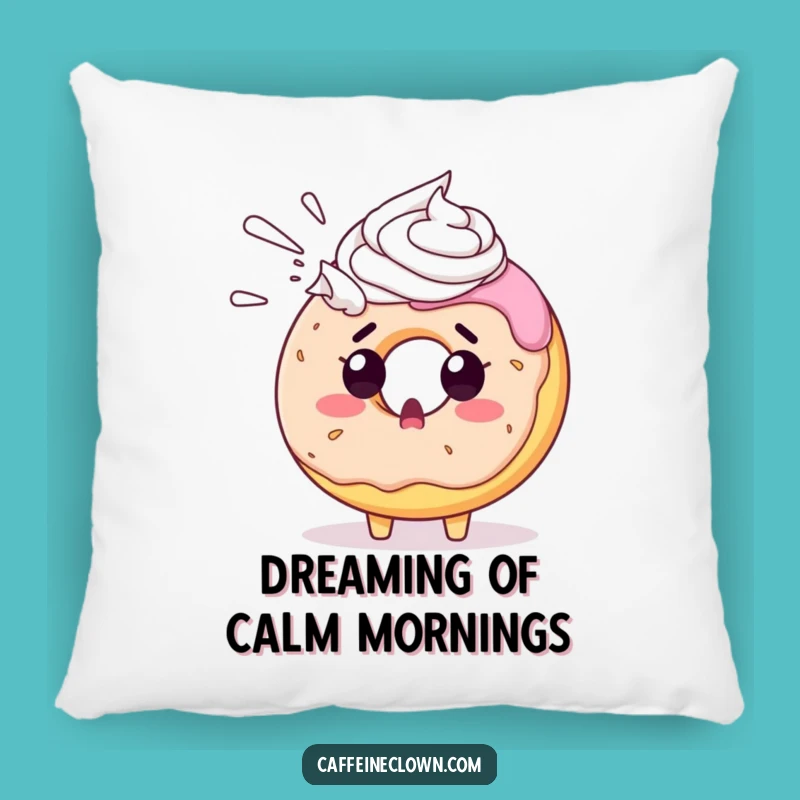 Funny Donut Surprise Pillow: Cozy Whipped Cream Donut Cushion, Ideal Funny Gift