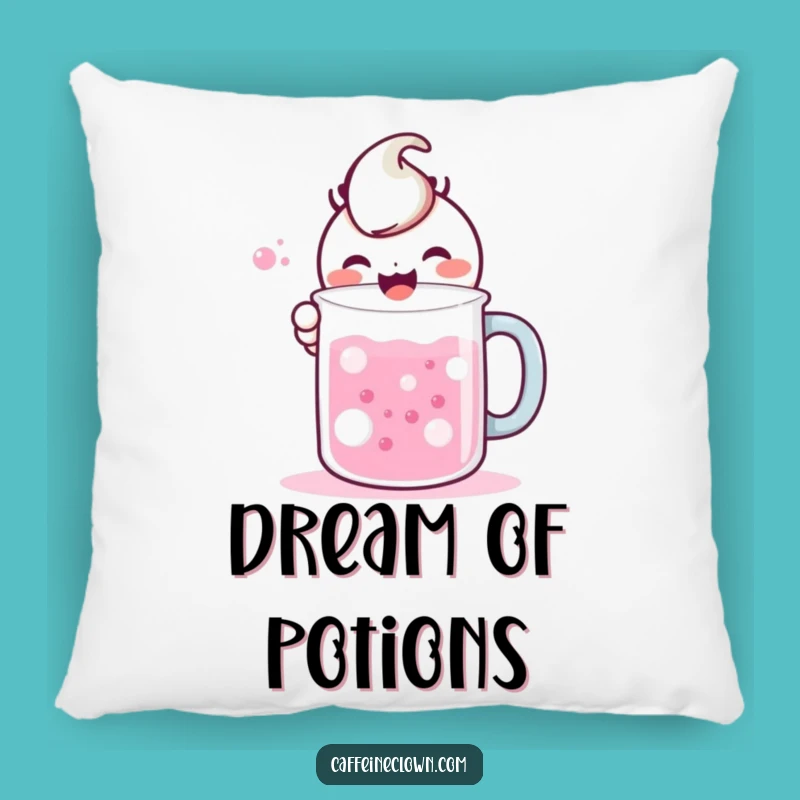 Soft Funny Kawaii Potion Pillow: Comfort Meets Cute Science