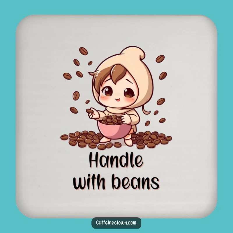 Funny Coffee Juggling Coaster: Protect Surfaces with Skillful Style!