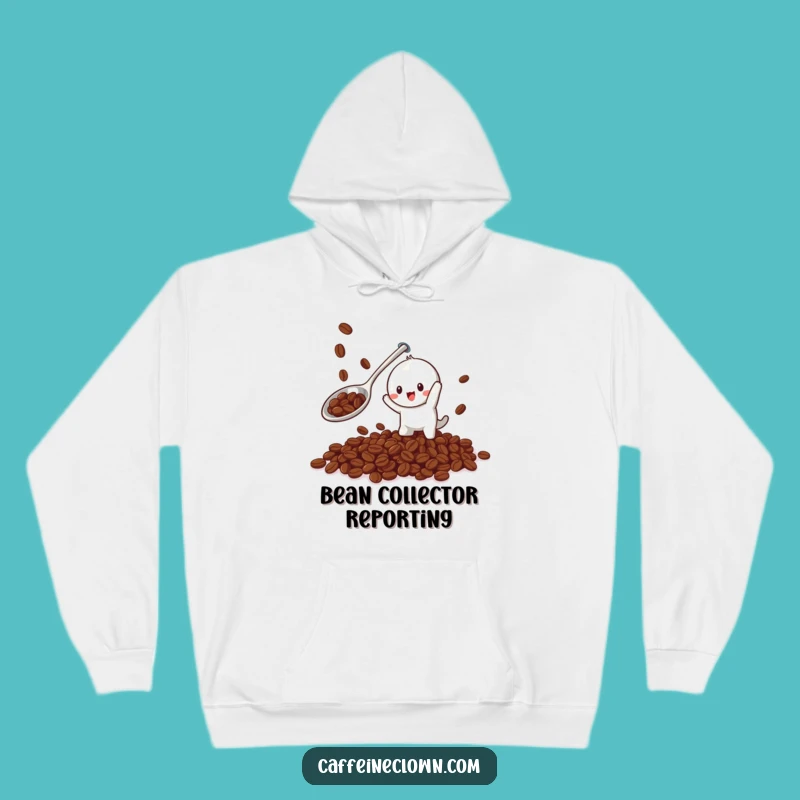 Funny Coffee Bean Catcher Hoodie - Cozy Playfulness, Perfect Gift!