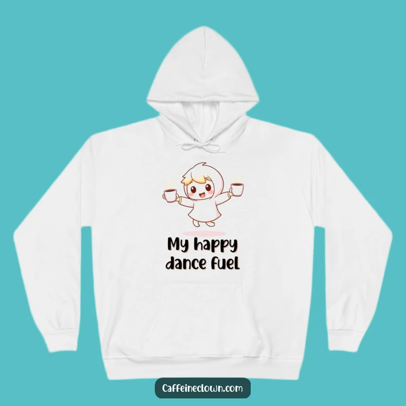 Funny Energetic Coffee Character Hoodie - Cozy & Hilarious Warmth, Perfect Gift!