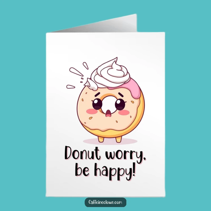 Funny Donut Whipped Cream Surprise Free Printable Birthday Card - Grab Your Laughs!
