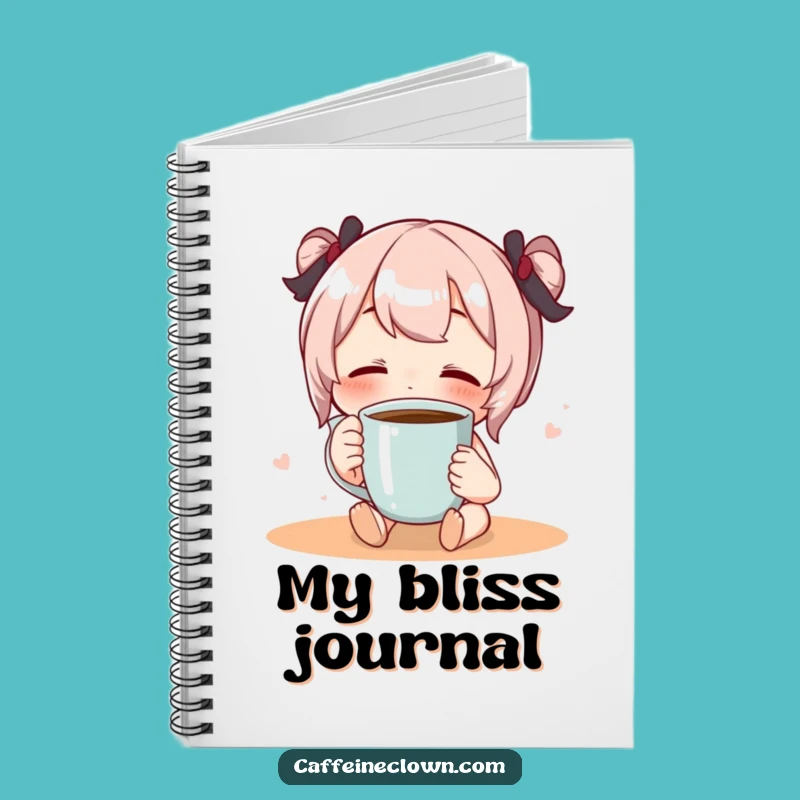 Funny Blissful Coffee Sip Notebook: Capture Your Thoughts in Coffee Bliss