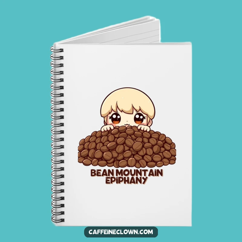 Funny Coffee Bean Mountain Notebook: Where Great Ideas Grow from Beans!