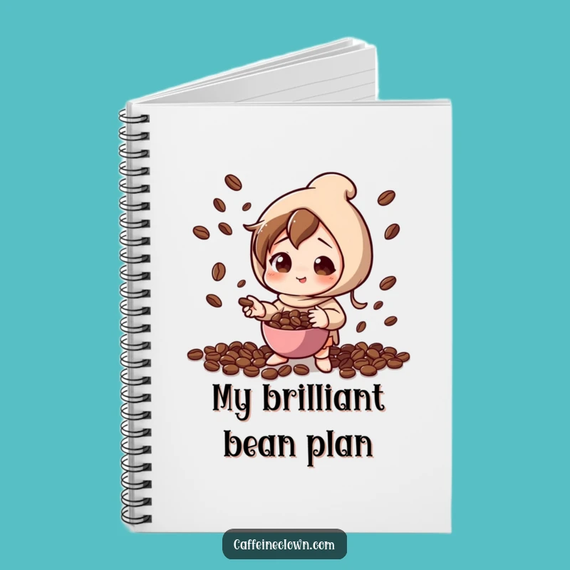 Funny Coffee Juggling Notebook: Jot Down Ideas with Focused Flair!