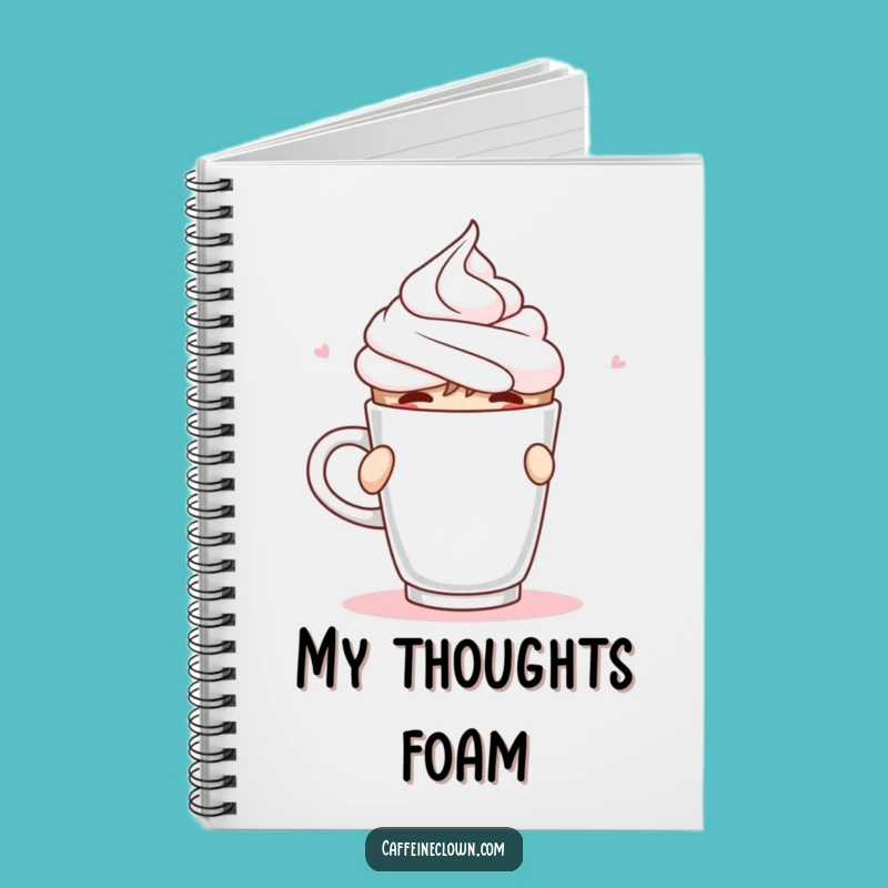 Funny Whipped Cream Notebook: Jot Down Your Creamy Ideas
