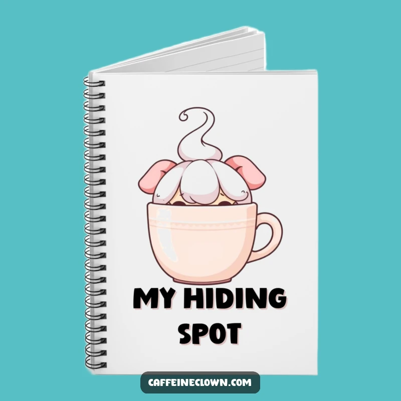 Funny Hiding Coffee Lover Notebook: Jot Down Ideas with Hilarious Stealth Gift