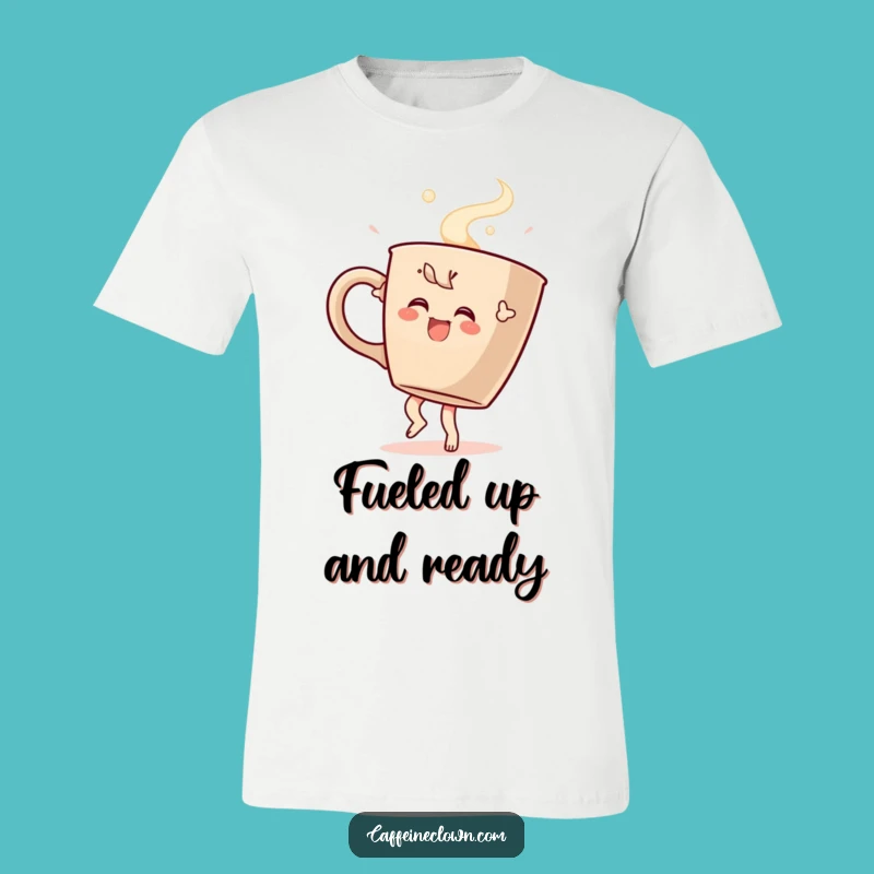 Funny Coffee Dance T-Shirt: Wear Your Caffeine Celebration with This Hilarious Tee!