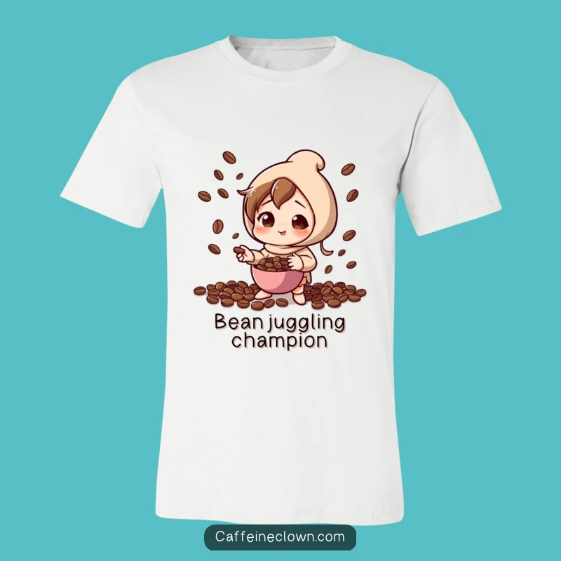 Funny Coffee Juggling T-Shirt: Wear Your Skill with Bean-tastic Humor!