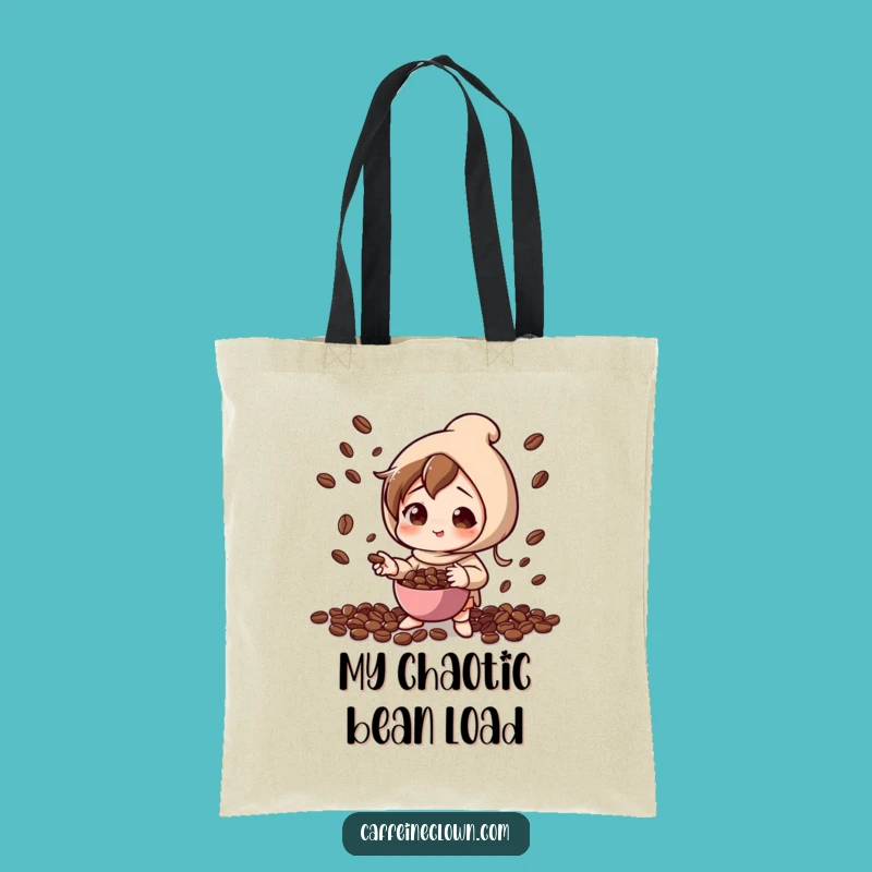 Funny Coffee Juggling Tote Bag: Carry Your World with Playful Dexterity!