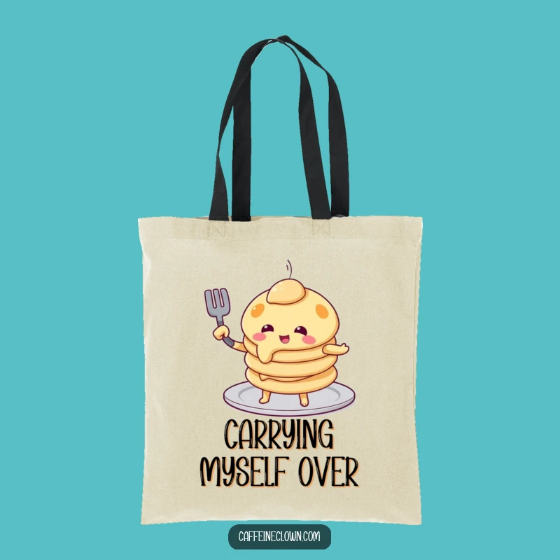 Funny Pancake Flip Tote Bag: A Hilarious Accessory, Perfect Funny Gift