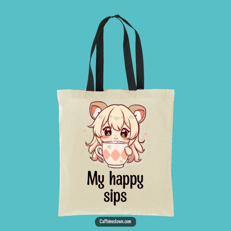Funny Sparkling Sip Tote Bag: Carry Your Joyful Moments